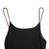 Women's Anine Bing Chain Strap Midi Slip Dress in Black Viscose