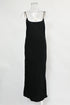 Women's Anine Bing Chain Strap Midi Slip Dress in Black Viscose