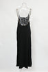 Women's Anine Bing Chain Strap Midi Slip Dress in Black Viscose