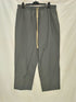Women's Fear of God Drawstring-Cuff Trousers in Grey Polyester