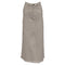 Women's Khaite Raw-Edge Trim Midi Length Skirt in White Denim