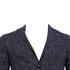 Men's Etro Plaid Tweed Single-Breasted Balzer in Navy Blue Cotton