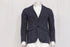 Men's Etro Plaid Tweed Single-Breasted Balzer in Navy Blue Cotton