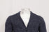 Men's Etro Plaid Tweed Single-Breasted Balzer in Navy Blue Cotton