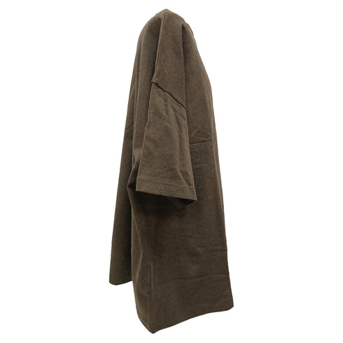 Men's Fear of God Essentials Oversized Logo T-Shirt in Brown Cotton