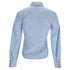 Women's Dsquared2 Button-Down Corset Accent Shirt in Blue Cotton