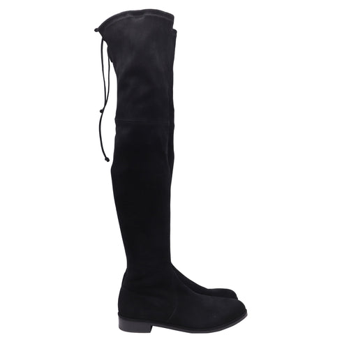 Women's Stuart Weitzman Lowland Bold Boots in Black Suede
