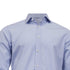 Men's Z Zegna Button-Down Long Sleeve Shirt in Blue Cotton