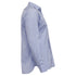 Men's Z Zegna Button-Down Long Sleeve Shirt in Blue Cotton
