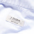 Men's Z Zegna Button-Down Long Sleeve Shirt in Blue Cotton