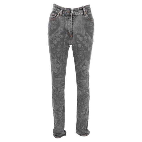 Women's Etro Paisley Print Jeand in Grey Denim