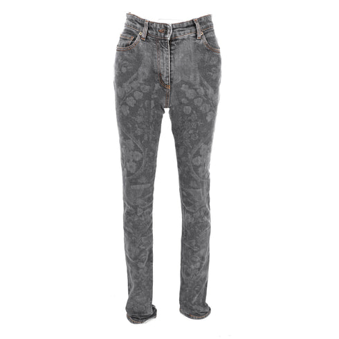Women's Etro Paisley Print Jeand in Grey Denim