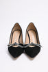 Women's Stuart Weitzman SW Bow 85mm Pumps in Black Suede