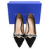 Women's Stuart Weitzman SW Bow 85mm Pumps in Black Suede