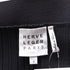 Women's Herve Leger Ribbed Pencil Skirt in Black Rayon
