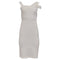 Women's Rouland Mouret Midi Dress in White Polyamide