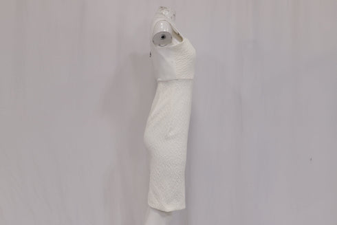 Women's Rouland Mouret Midi Dress in White Polyamide