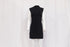 Women's Reformation Mock Neck Mini Dress in Black Cotton
