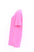 Women's Moschino Double Question Mark Logo T-Shirt in Pink Cotton