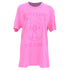 Women's Moschino Double Question Mark Logo T-Shirt in Pink Cotton