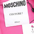 Women's Moschino Double Question Mark Logo T-Shirt in Pink Cotton