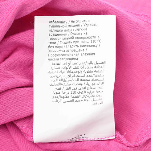 Women's Moschino Double Question Mark Logo T-Shirt in Pink Cotton