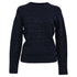 Women's A.P.C Cable Knit Sweater in Navy Blue Wool