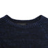 Women's A.P.C Cable Knit Sweater in Navy Blue Wool