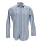 Men's Etro Striped Buttin Down Shirt in Light Blue Cotton