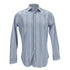 Men's Etro Striped Buttin Down Shirt in Light Blue Cotton