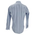 Men's Etro Striped Buttin Down Shirt in Light Blue Cotton