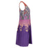 Women's Etro Sleeveless V-neck A-Line Dress in Multicolor Poylamide