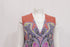 Women's Etro Sleeveless V-neck A-Line Dress in Multicolor Poylamide