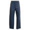 Women's Celine High Waist Trousers in Navy Blue Leather