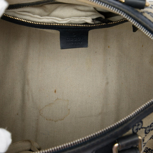 Vintage Web Boston Bag GG Canvas Medium