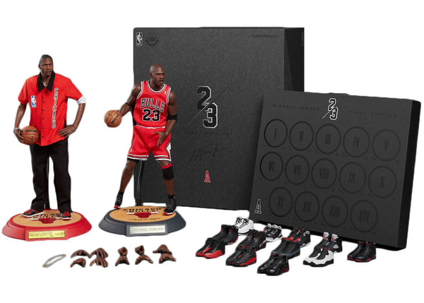 Enterbay NBA Final Edition Michael Jordan Chicago Bulls Away 1/6 Action Figure Set