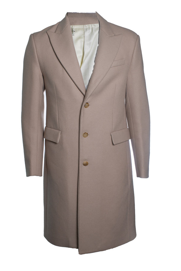 Men's Amiri, beige wool coat