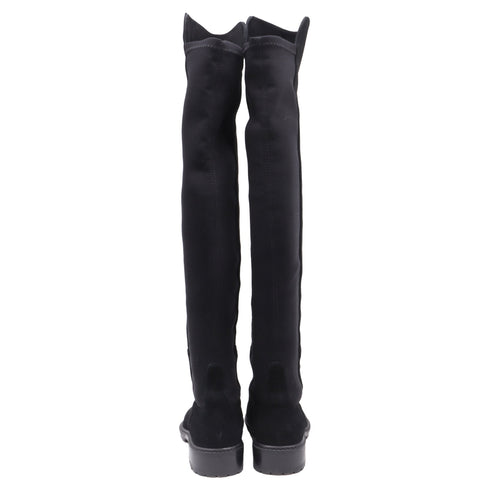 Women's Stuart Weitzman Knee-High Boots in Black Suede