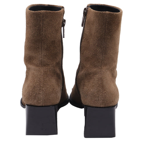 Women's Alexander Wang Ankle Boots in Brown Suede