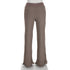 Women's Acne Studios Ribbed-Knit Straight-Leg Pants in Brown Viscose