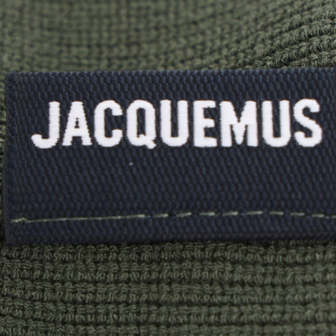 Women's Jacquemus Le Short Pralu Knit Shorts in Green Viscose