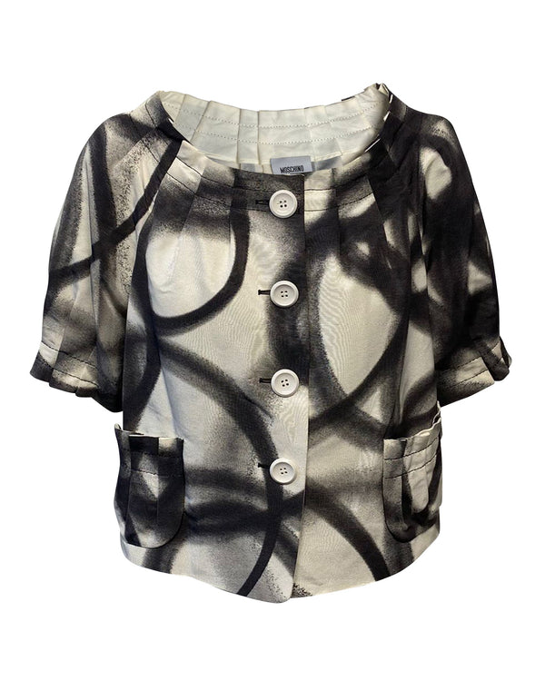 Women's Moschino Cheap and Chic Button-down Blouse in Multicolor Cotton