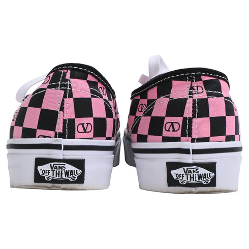 Women's Valentino Garavani x Vans VLogo Checkerboard-Print in Pink Canvas