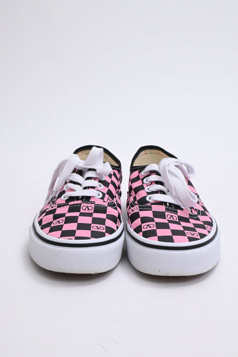 Women's Valentino Garavani x Vans VLogo Checkerboard-Print in Pink Canvas