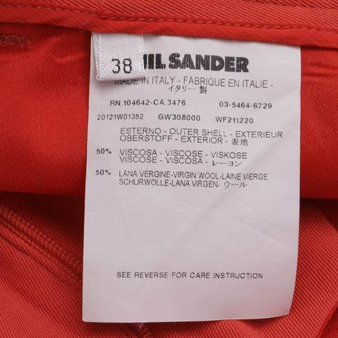 Women's Jil Sander Orange Shorts