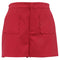 Women's Red Valentino Scallop Mini Shorts in Red Polyester