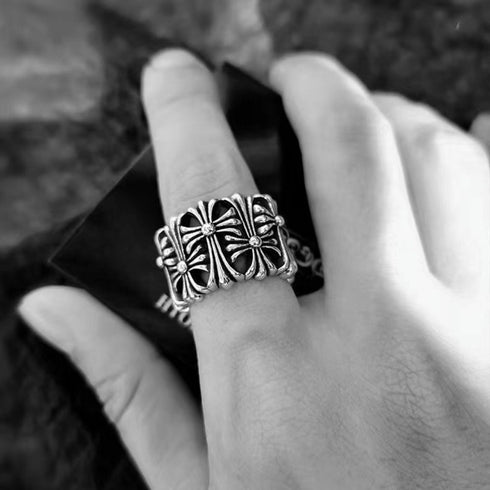 Chrome Heart Ring Vintage Punk