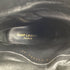 Women's Saint Laurent Niki 85 Wedge Ankle Boots in Black Leather