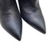 Women's Saint Laurent Niki 85 Wedge Ankle Boots in Black Leather