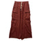 Men's Rick Owens Double Jumbo Belas Cargo Pants in Red Cotton